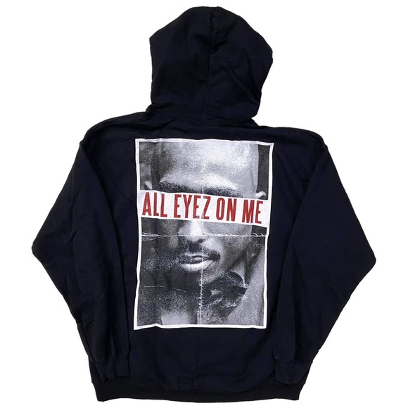 Tupac Shakur Unisex Officially Licensed 2Pac All Eyes On Me Hoodie Sweatshirt - Picture 1 of 5